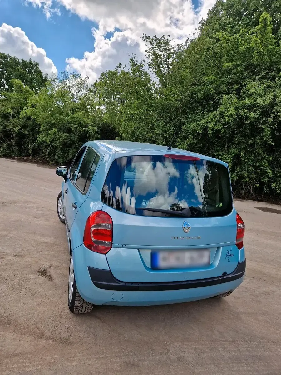Gebraucht Renault Modus 74 PS (54 kW) 2008 Blau Van / Kleinbus