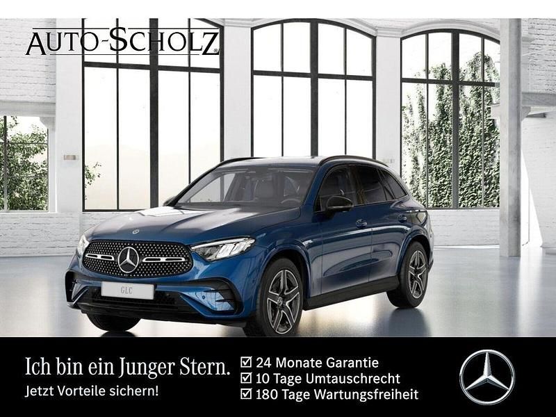 Blau Gebraucht 2022 Mercedes GLC220 AMG SUV | 52.868 € (Fairer Preis) - Bild 1/3
