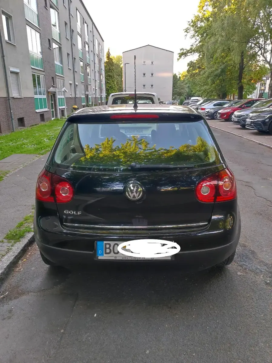 Gebraucht VW Golf V 2008 Schwarz Kleinwagen