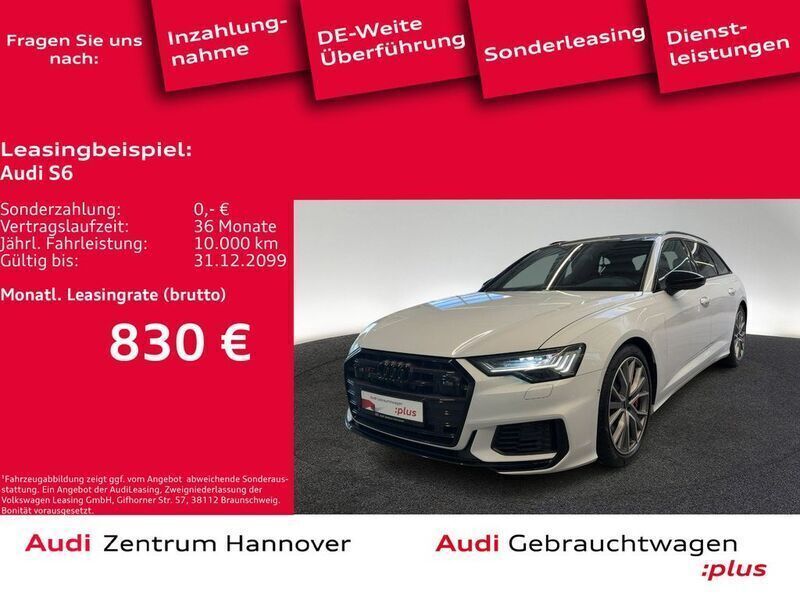 Gebraucht Audi S6 Ambiente 344 PS (253 kW) 2022 Gletscherweiß metallic Kombi