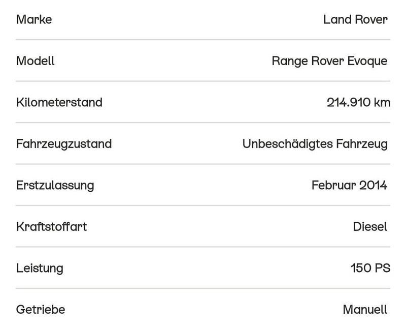 Gebraucht Land Rover Range Rover 150 PS (110 kW) 2014 Weiß SUV