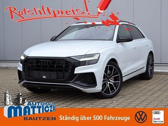 Gletscherweiß metallic (metallic) Gebraucht 2020 Audi SQ8 Advanced Plus SUV | 81.436 € (Teuer) - Bild 1/4