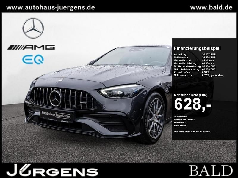 Graphitgrau metallic Gebraucht 2024 Mercedes C43 AMG AMG Limousine | 65.880 € (Etwas zu teuer) - Bild 1/4