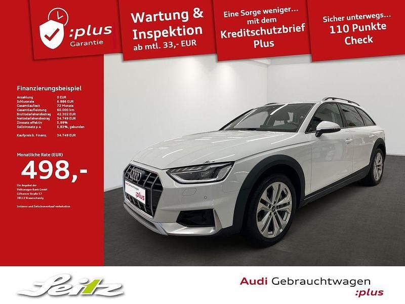 Ibisweiß Gebraucht 2021 Audi A4 Allroad Design Kombi | 34.749 € (Fairer Preis) - Bild 1/3