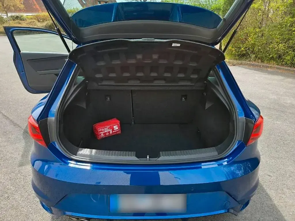 Brugt Seat Leon FR 125 HK (91 kW) 2017 Blå Hatchback