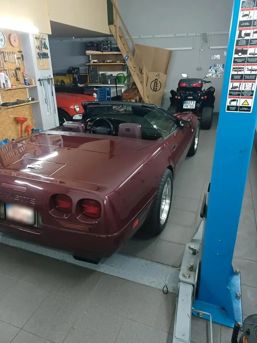 Second-hand Corvette C4 306 CP (225 kW) 1993 Roșu Cabrio