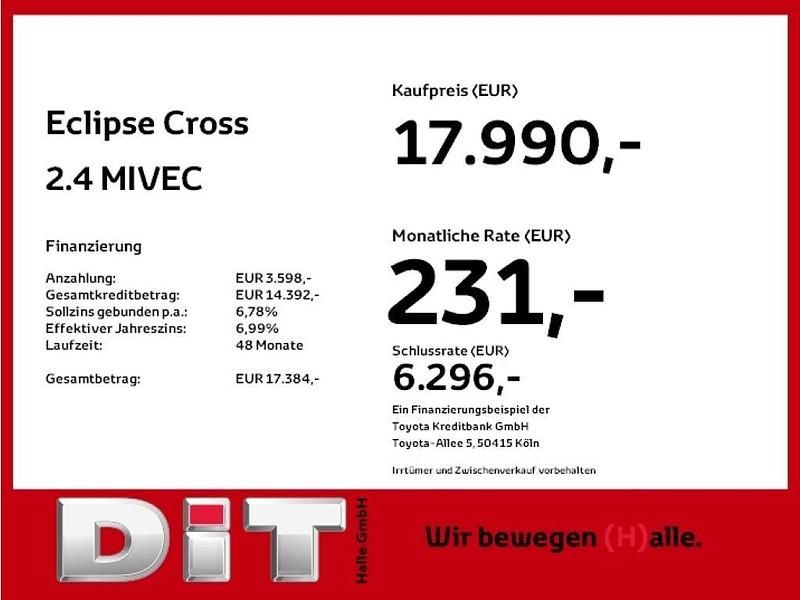 Gebraucht Mitsubishi Eclipse Cross 188 PS (138 kW) 2022 Andenweiss SUV