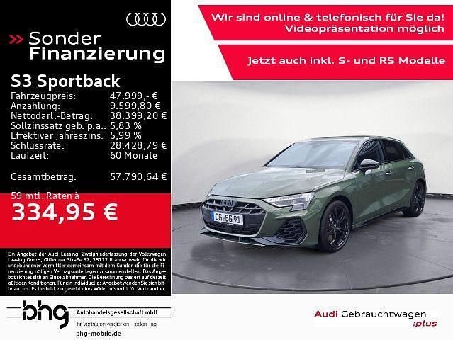 Grün Gebraucht 2025 Audi S3 Advanced Limousine | 47.999 € (Guter Preis) - Bild 1/4