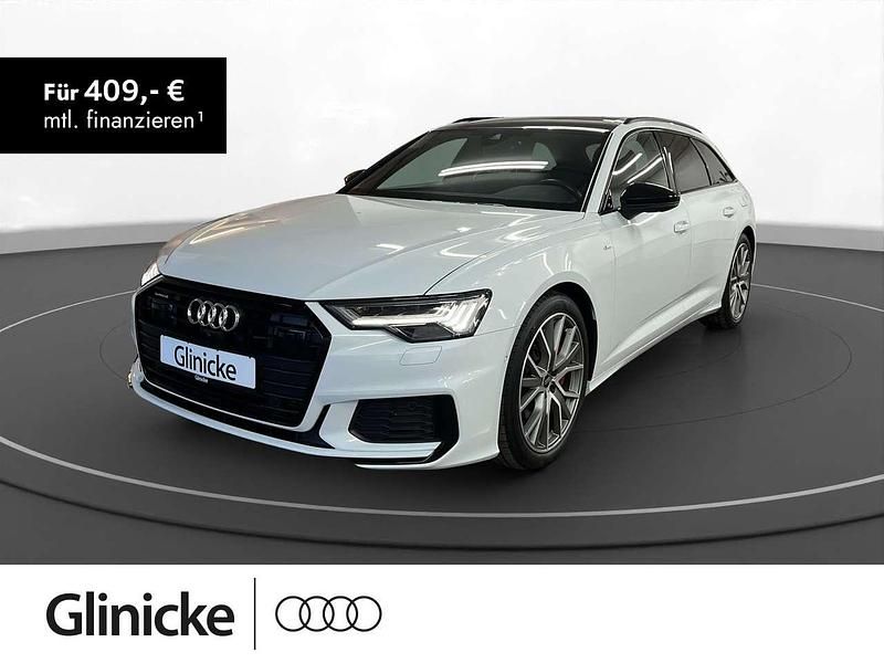 Gletscherweiß metallic Gebraucht 2022 Audi A6 S-Line Kombi | 39.980 € (Fairer Preis) - Bild 1/3