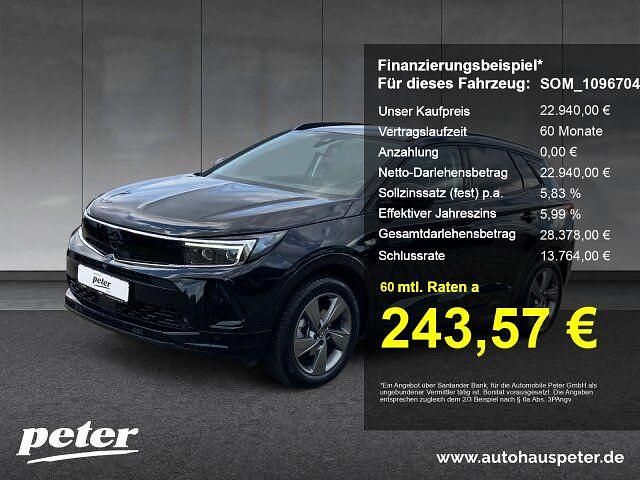 Lackierung schwarz perla nera/ Gebraucht 2024 Opel Grandland X GS Line SUV | 22.940 € (Fairer Preis) - Bild 1/4