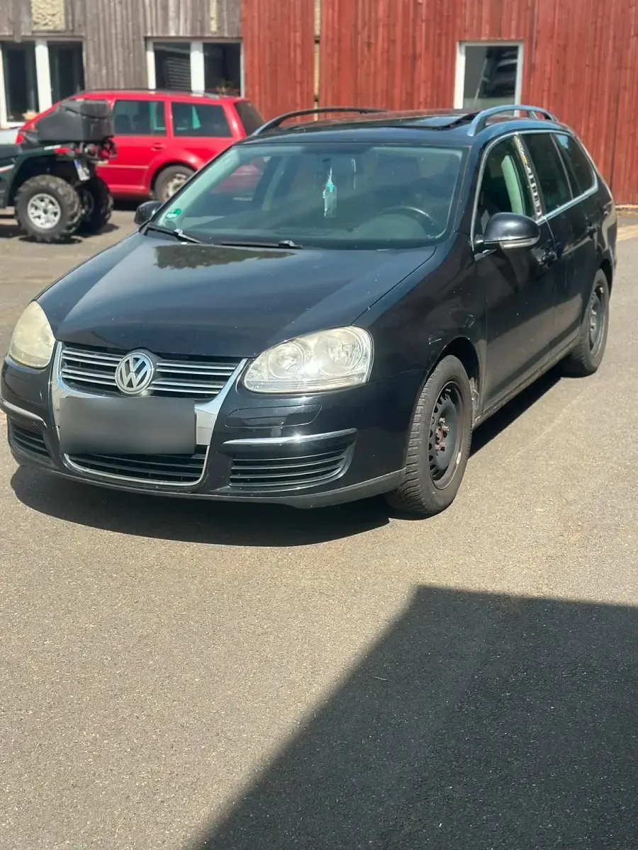 Gebraucht VW Golf VI 2008 Schwarz Kleinwagen
