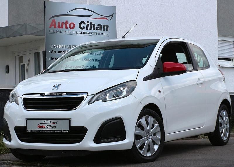 Weiß Gebraucht 2016 Peugeot 108 Active Kleinwagen | 6.990 € (Fairer Preis) - Bild 1/4