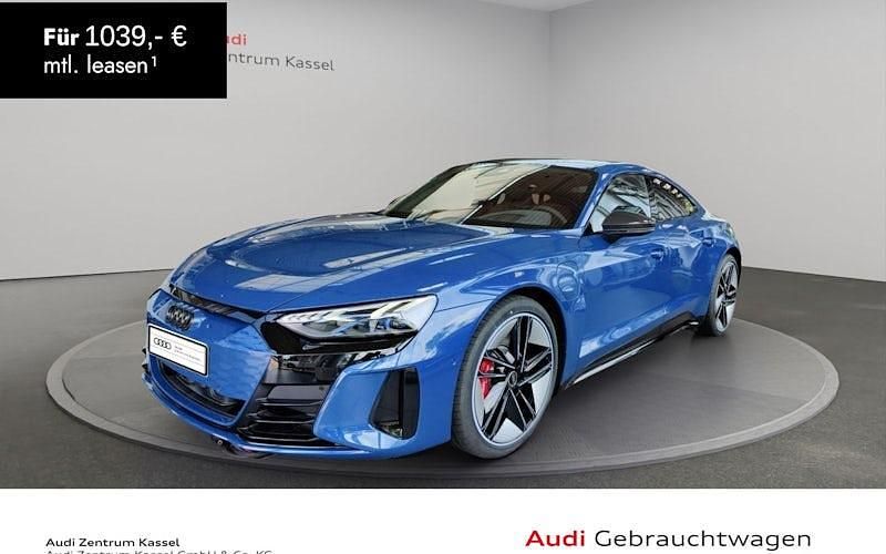 Blau Gebraucht 2023 Audi e-tron GT quattro Ambiente Limousine | 79.890 € (Fairer Preis) - Bild 1/4