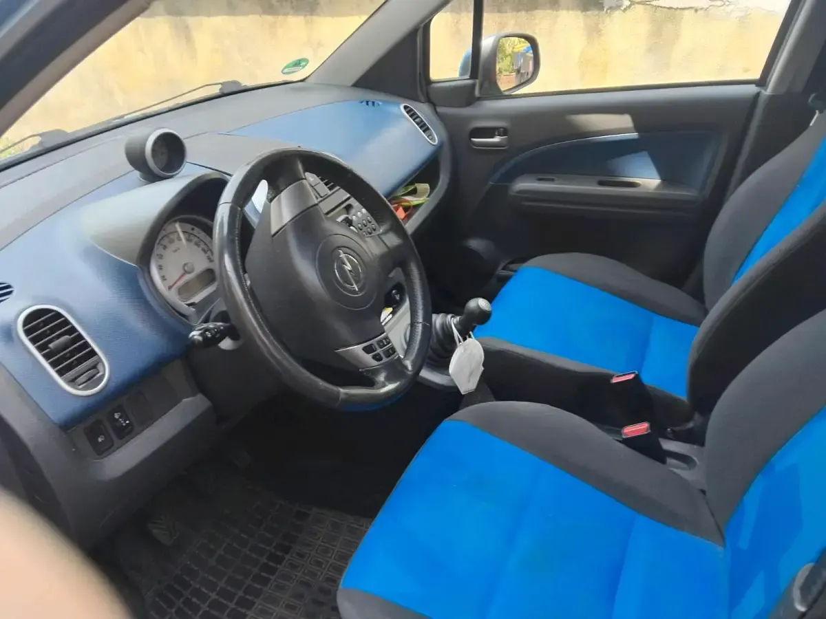 Gebraucht Opel Agila 2008 Blau Kleinwagen