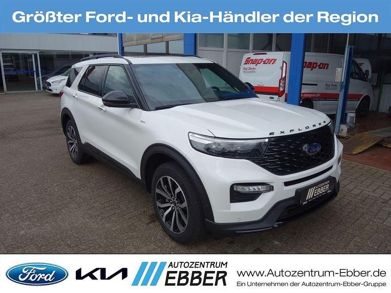 Weiss Gebraucht 2024 Ford Explorer ST-Line SUV | 56.479 € (Superpreis) - Bild 1/4