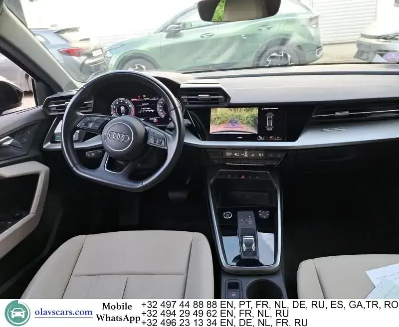 Gebraucht Audi A3 Advanced 110 PS (80 kW) 2022 Schwarz Limousine