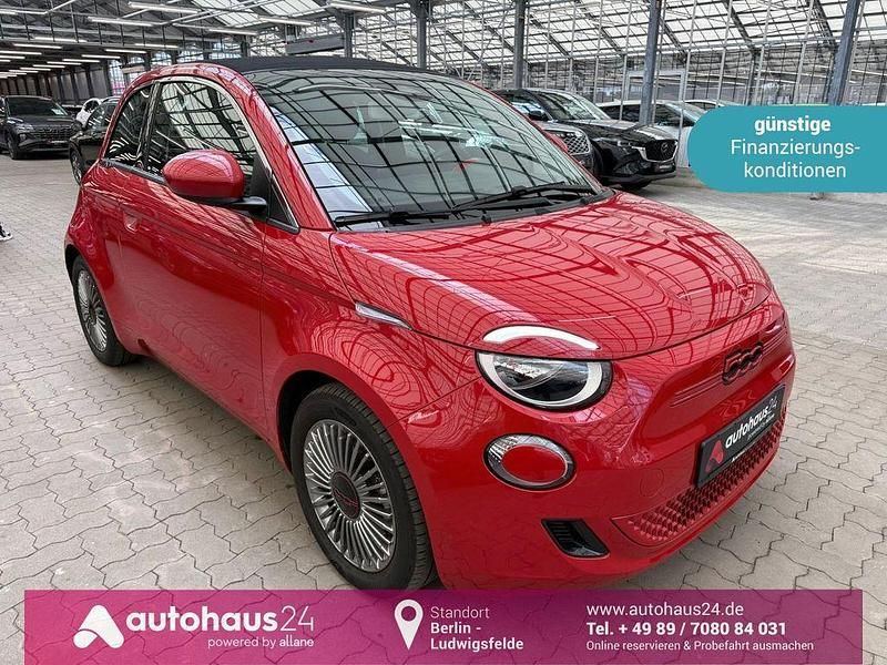 Rot Gebraucht 2023 Fiat 500e Red Cabrio | 21.990 € (Fairer Preis) - Bild 1/4