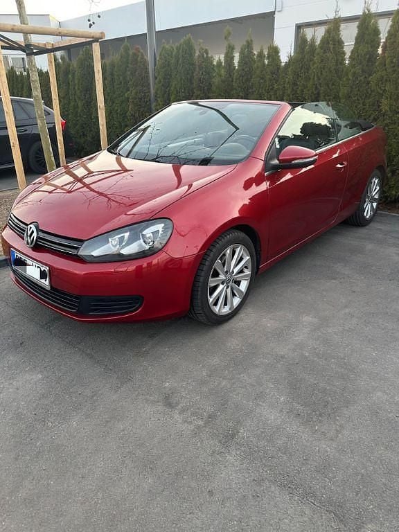 Gebraucht VW Golf Cabriolet 122 PS (89 kW) 2012 Rot Cabrio