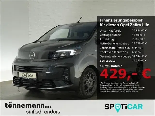 Gebraucht Opel Zafira Life Edition 179 PS (131 kW) 2026 Van / Kleinbus