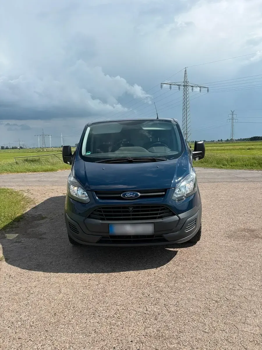 Gebraucht Ford Transit Custom 100 PS (73 kW) 2015 Blau Van / Kleinbus
