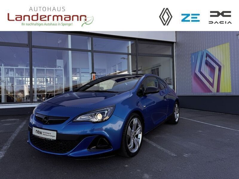 Blau foliert / dach schwarzer Gebraucht 2013 Opel Astra GTC OPC Coupé | 15.490 € - Bild 1/4