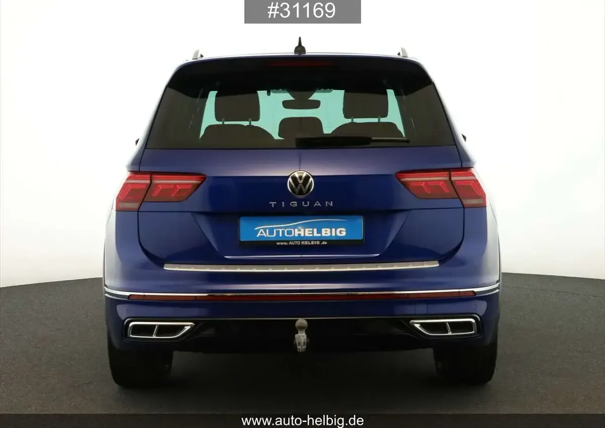 Gebraucht VW Tiguan R-line 150 PS (110 kW) 2022 Lapiz blue metallic SUV