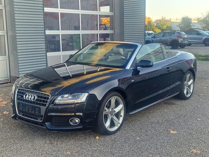 Gebraucht Audi A5 Cabriolet S-Line 211 PS (155 kW) 2010 Phantomschwarz Cabrio