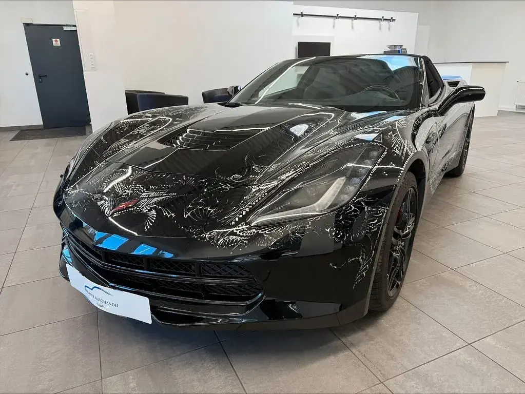 Second-hand Corvette Stingray 466 CP (342 kW) 2017 Negru Cabrio