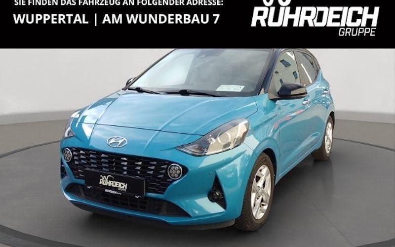 Blau Gebraucht 2021 Hyundai i10 Prime Kleinwagen | 13.990 € (Fairer Preis) - Bild 1/4
