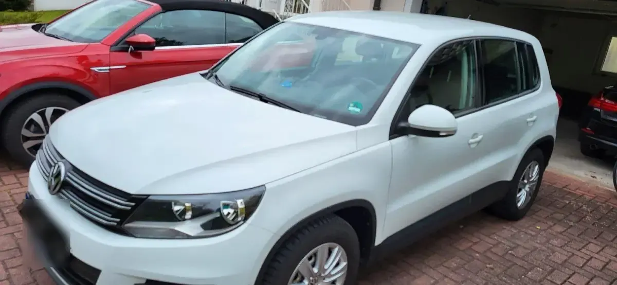 Gebraucht VW Tiguan Trendline 122 PS (89 kW) 2015 Weiß SUV