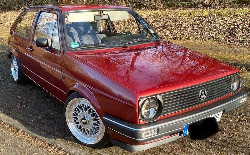 Gebraucht VW Golf II 72 PS (52 kW) 1987 Rot Kleinwagen