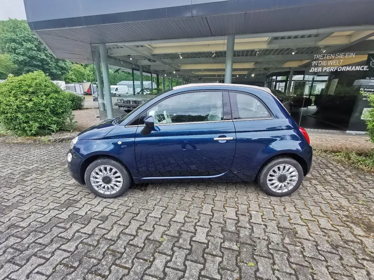 Gebraucht Fiat 500C Lounge 69 PS (50 kW) 2018 Blau Cabrio