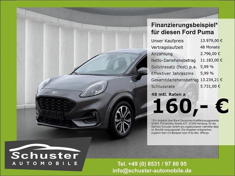 Grau Gebraucht 2023 Ford Puma ST-Line SUV | 13.979 € (Guter Preis) - Bild 1/4