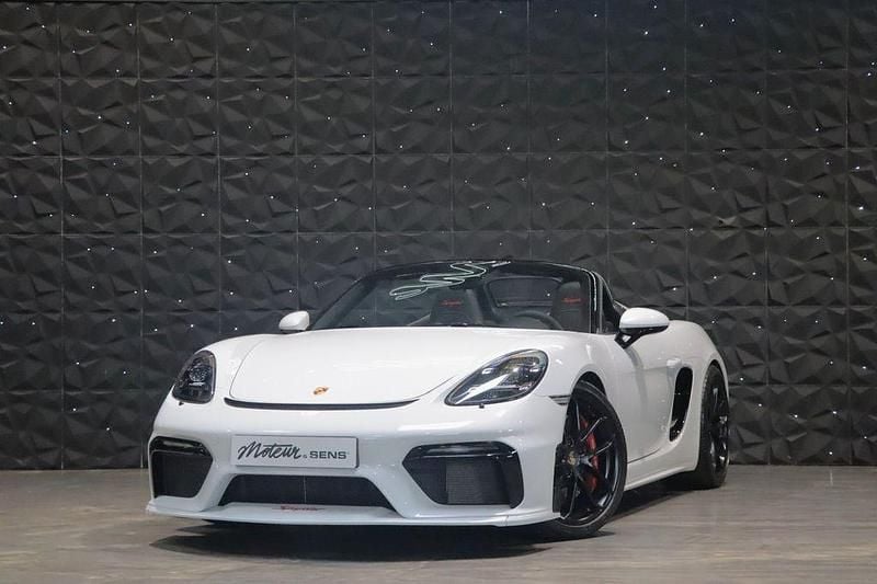 Weiß Gebraucht 2020 Porsche Boxster Spyder Cabrio | 109.900 € (Teuer) - Bild 1/4