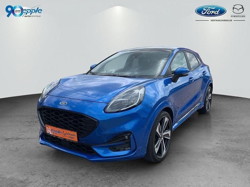 Dynamicblau metallic Gebraucht 2021 Ford Puma ST-Line X SUV | 19.990 € (Fairer Preis) - Bild 1/4