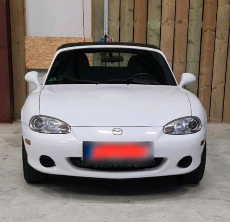 Gebraucht Mazda MX5 110 PS (80 kW) 2001 Weiß Cabrio