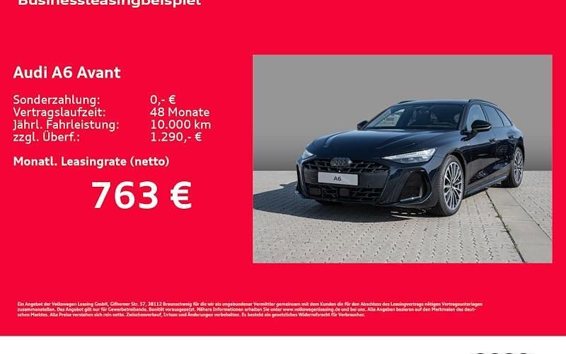 Blau Neu 2025 Audi A6 Ambiente Kombi | 75.160 € - Bild 1/4