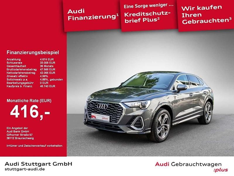 Daytonagrau perleffekt Gebraucht 2024 Audi Q3 Sportback S-Line SUV | 46.740 € (Fairer Preis) - Bild 1/2