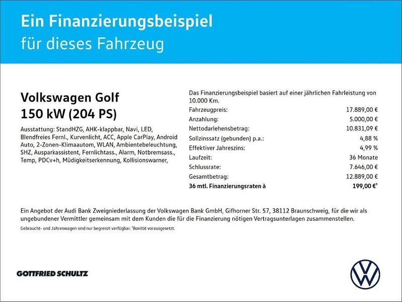 Grau Gebraucht 2017 VW Golf VII GTE Limousine | 17.889 € (Fairer Preis) - Bild 1/1