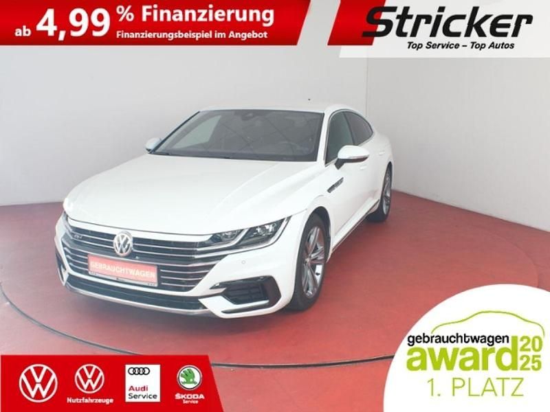 Pure white Gebraucht 2020 VW Arteon R-line Limousine | 26.450 € (Superpreis) - Bild 1/4