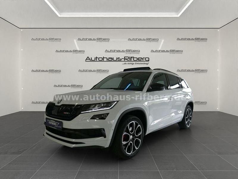 Moonweiss metallic Gebraucht 2019 Skoda Kodiaq RS SUV | 39.890 € (Teuer) - Bild 1/4