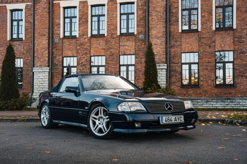 Blau Gebraucht 1993 Mercedes SL600 Cabrio | 24.950 € - Bild 1/4