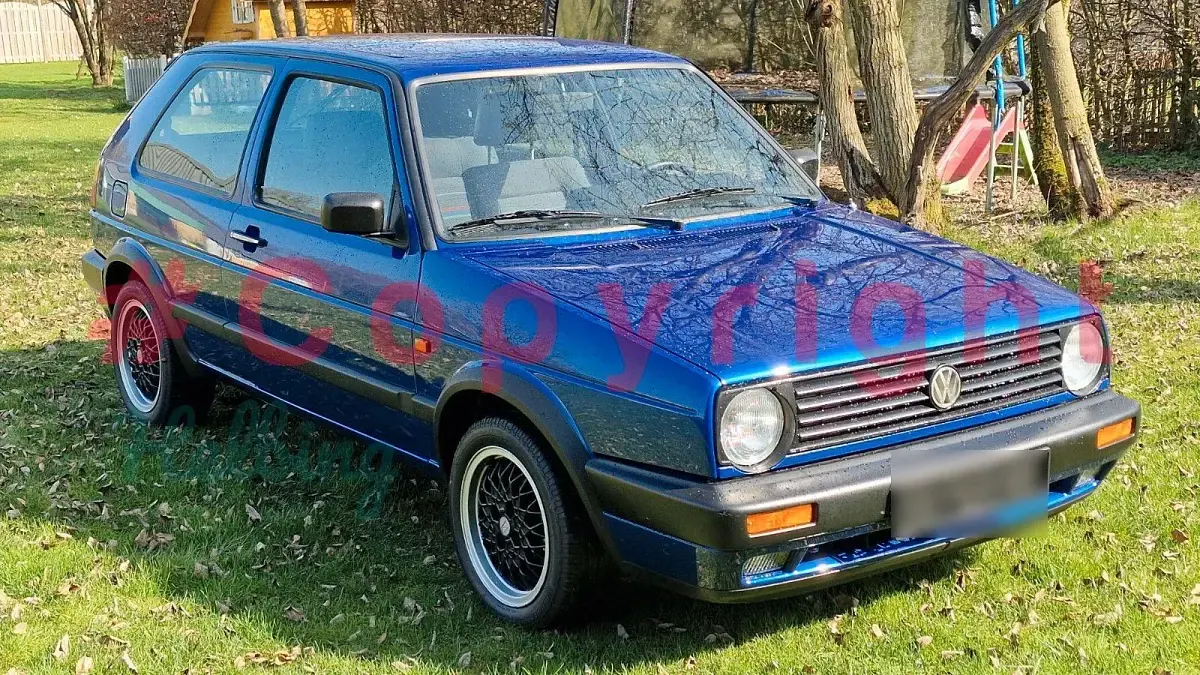 Gebraucht VW Golf II 69 PS (50 kW) 1990 Blau Kleinwagen