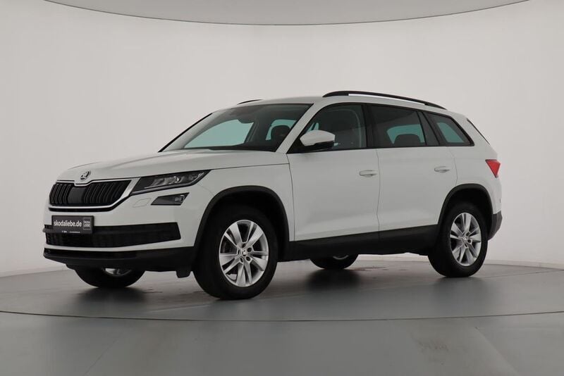 Pure weiss Gebraucht 2019 Skoda Kodiaq Ambition SUV | 25.489 € (Guter Preis) - Bild 1/4