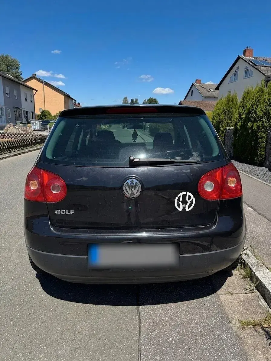 Gebraucht VW Golf V 102 PS (75 kW) 2007 Schwarz Kleinwagen