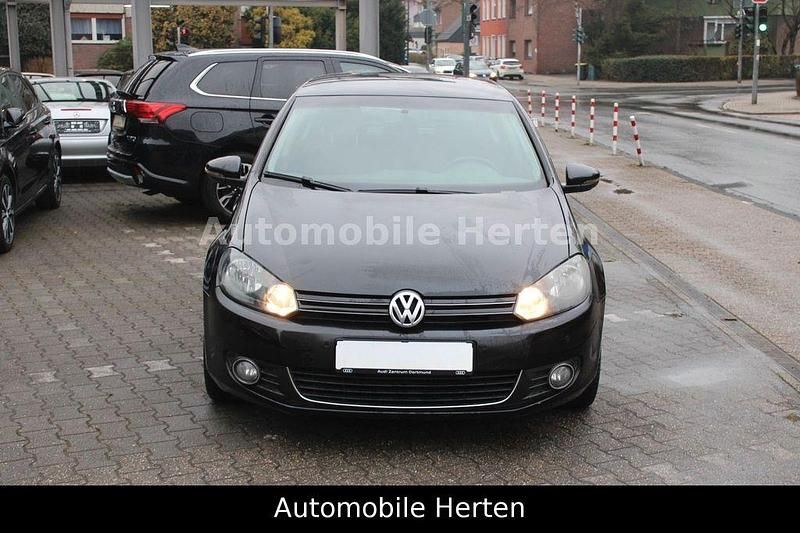 Gebraucht VW Golf VI Comfortline 80 PS (58 kW) 2009 Schwarz Kleinwagen