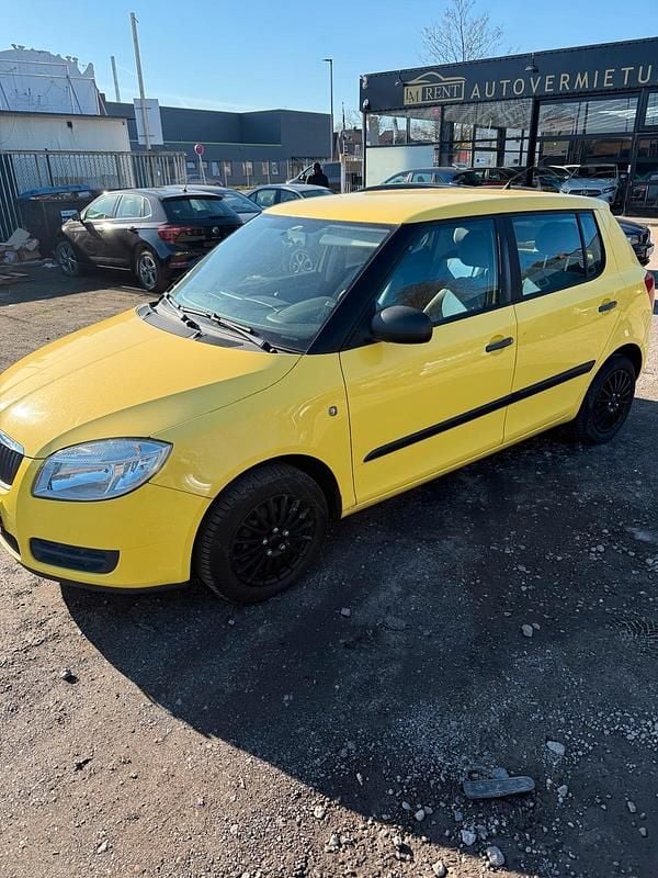 Gebraucht Skoda Fabia 2008 Gelb Kleinwagen