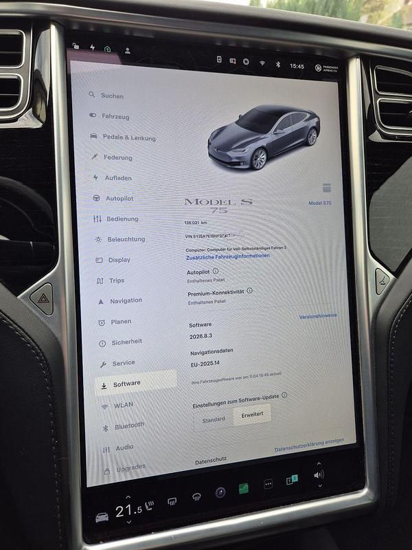 Second-hand Tesla Model S 350 kW (476 CP) 2017 Argintiu Hatchback