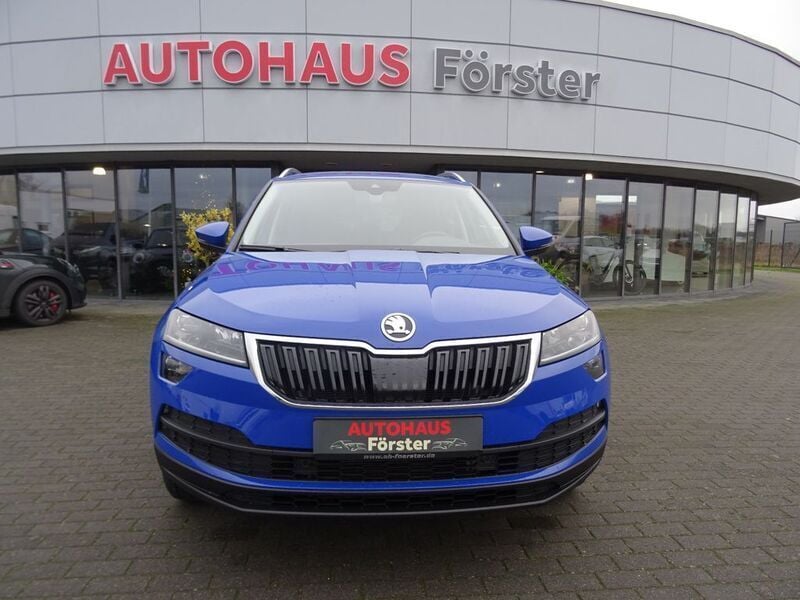 Blau Gebraucht 2019 Skoda Karoq Soleil SUV | 21.890 € (Fairer Preis) - Bild 1/4