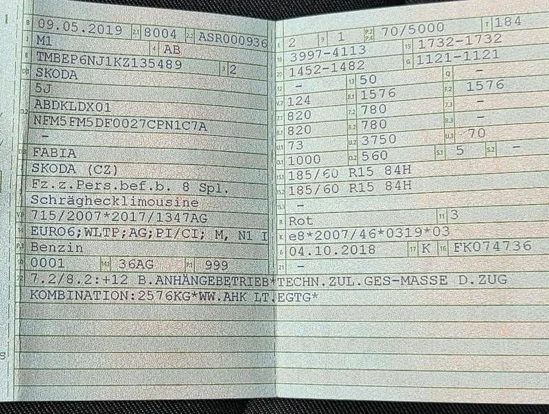 Gebraucht Skoda Fabia 95 PS (69 kW) 2019 Rot Kleinwagen